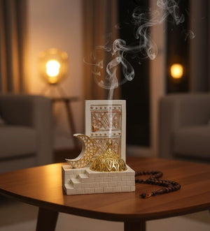 Islamic Decorative Table Piece with Crescent & Dome Design
